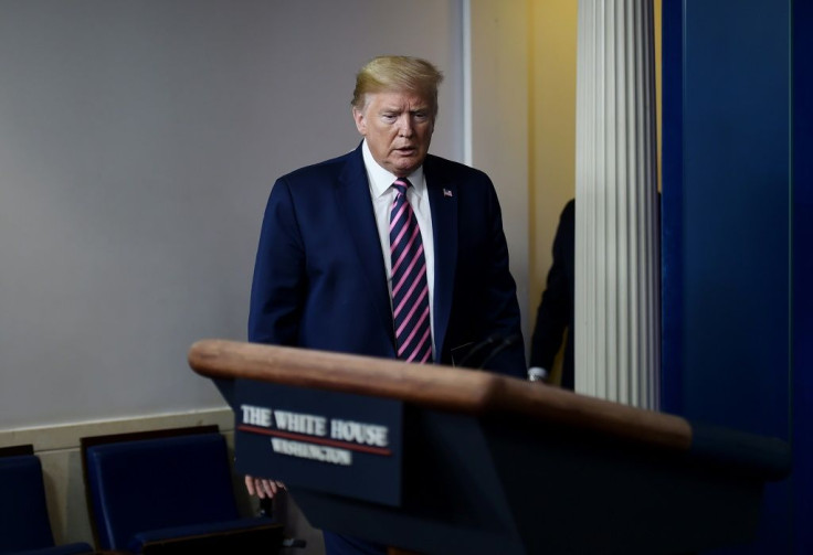 US President Donald Trump is furious at journalists and the White House initially canceled the coronavirus briefing on April 27, 2020 -- only to reinstate it a short time later