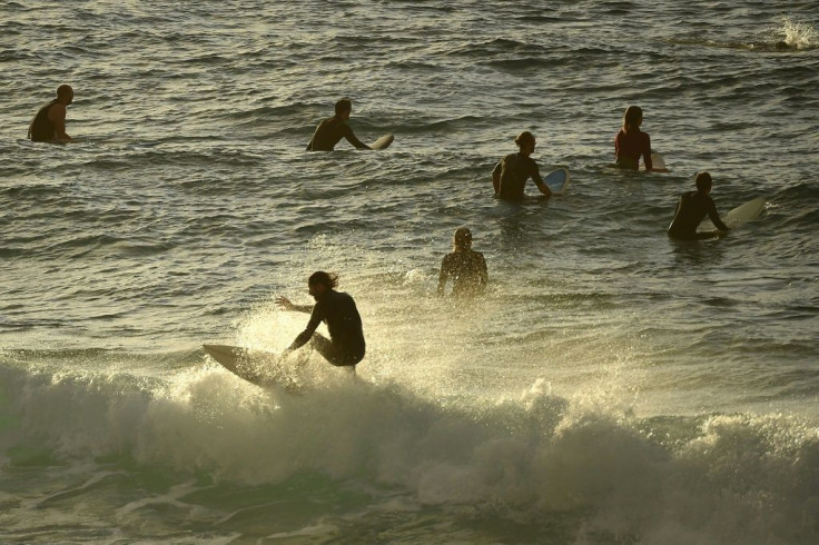 Most people at Bondi Beach appeared to be embracing the added freedoms while sticking to distancing guidelines