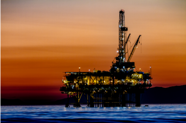 North Sea oil rig