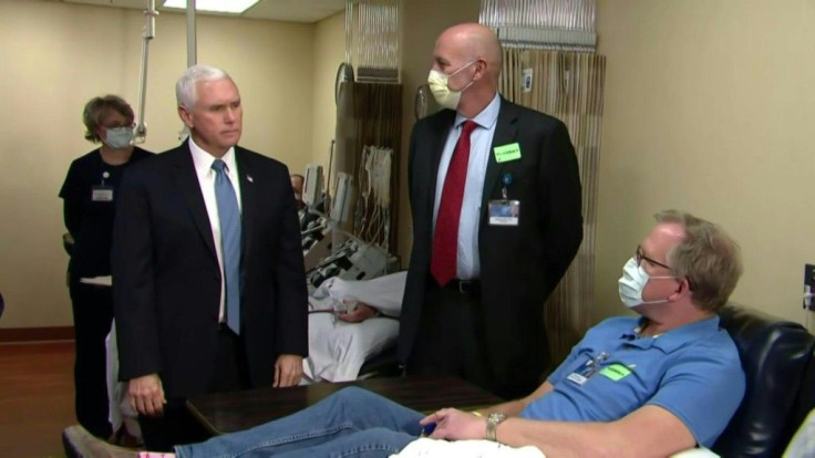 US Vice President Mike Pence does not wear a face mask during a visit to the Mayo Clinic, violating the prestigious medical centre's policy despite his team being warned in advance.