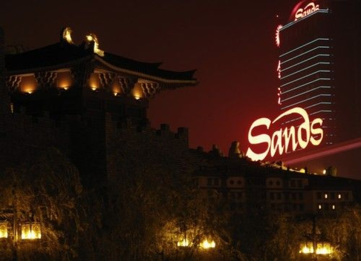 The Sands casino and hotel is seen in Macau