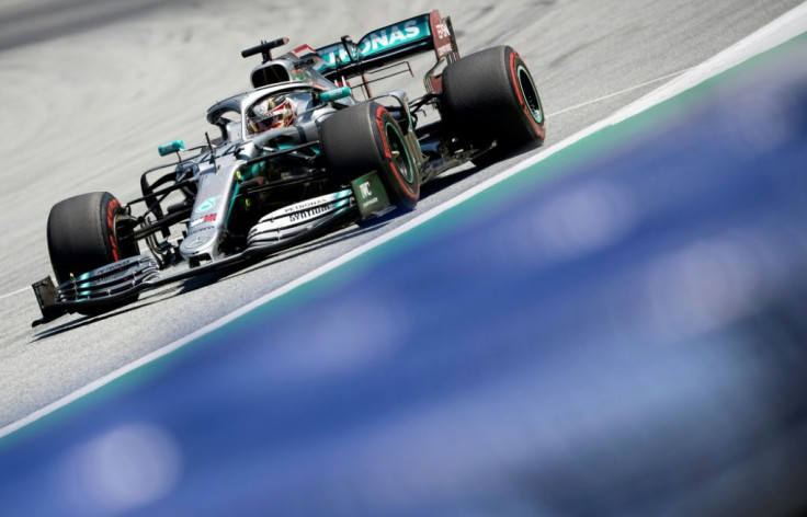 That was then: Lewis Hamilton in his Mercedes at last year's Austrian Grand Prix