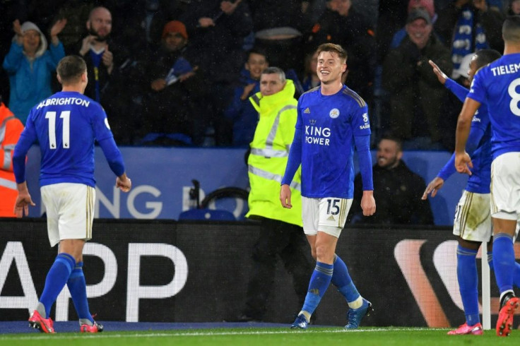 Harvey Barnes (C) scored the last goal in the Premier League on March 9 before it was put on hold due to the coronavirus crisis