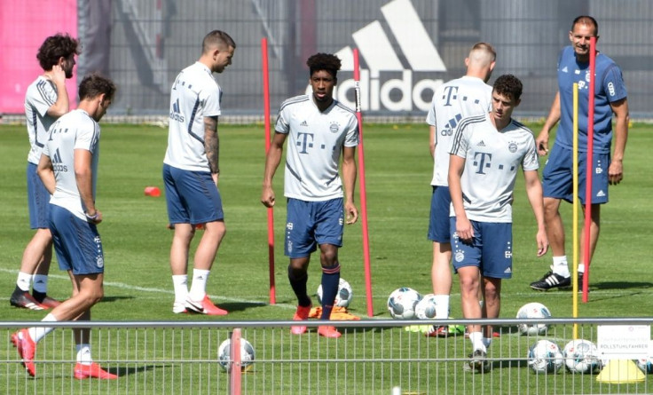 Players at German clubs returned to training at the start of April under strict social distancing regulations