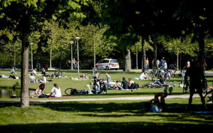 In contrast to most other European countries where people are virtually housebound, the Dutch authorities have merely advised people to stay home and to keep 1.5 metres (five feet) of social distance