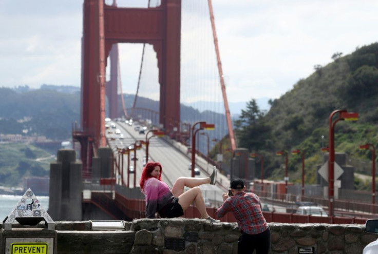 The Golden Gate Bridge in San Francisco, California, is a popular stop on many US road trips