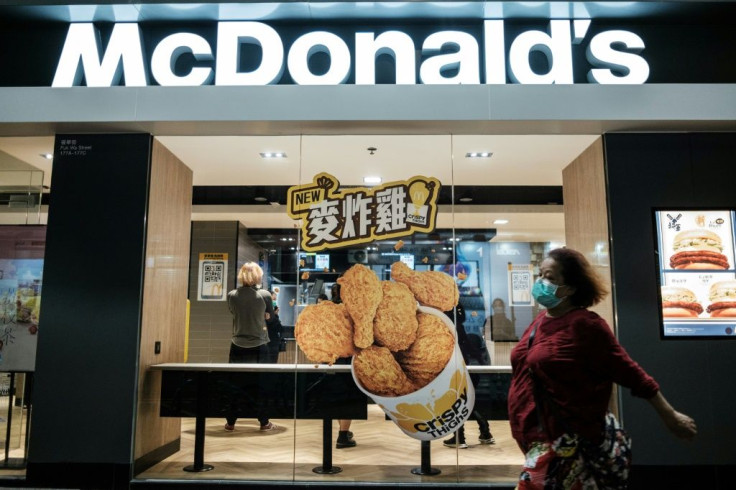 McDonald's reported a drop in first-quarter profits after sales plunged in the final weeks of the period due to coronavirus restrictions