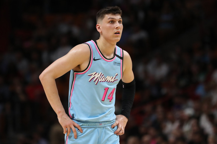 Tyler Herro #14 of the Miami Heat