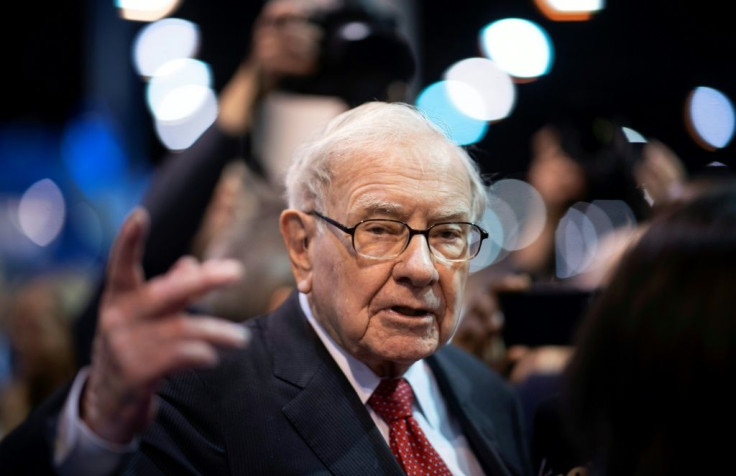 (FILES) In this file photo taken May 4, 2019, Warren Buffett, CEO of Berkshire Hathaway, speaks in Omaha, Nebraska; the celebrated investor  ranked as the world's fourth richest man, said he had made a mistake by investing in Â the four biggest US airline