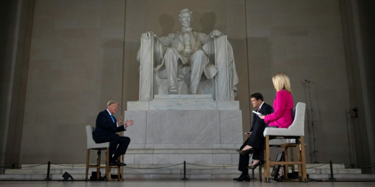 US President Donald Trump went to the Lincoln Memorial to relaunch his campaign and call for an end to the pandemic lockdown