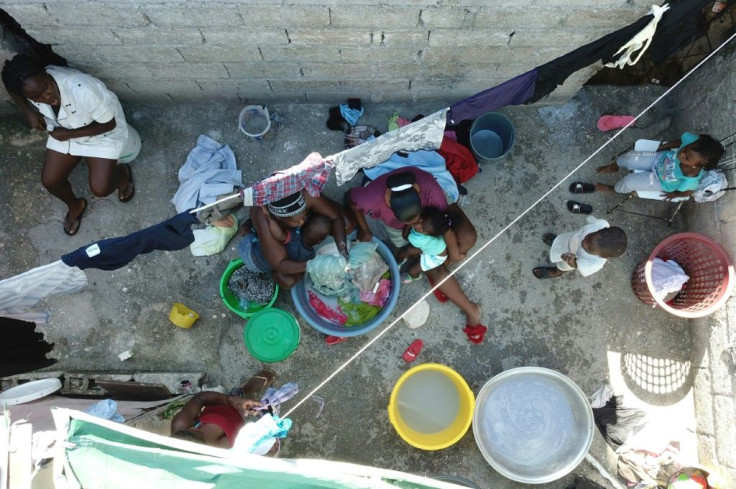 It's hard to maintain 'social distance' in Haiti's tightly-packed working class neighborhoods like Jalousie, in Petionville, Port-au-Prince