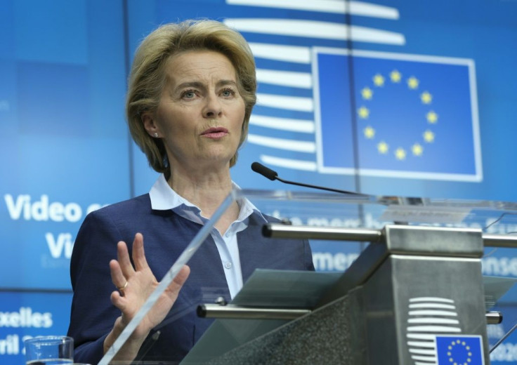 European Commission President Ursula Von Der Leyen played host the global coronavirus telethon, which had no official US representation