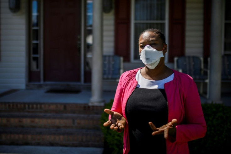 Haitian Nurse Practitioner Nadya Julien tells AFP about the coronavirus spread in the Haitian community working in the local poultry industry in Salisbury, Maryland