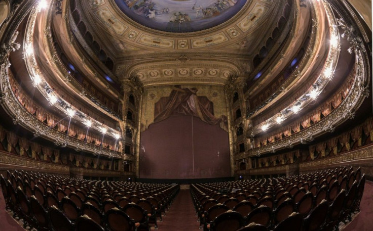Argentina's Colon Theatre in Buenos Aires, one of thousand closed across the world due to the lockdown measures in place to fight the spread of the coronavirus