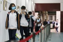 Students are returning to school in Wuhan, the central Chinese city where the coronavirus was first detected late last year