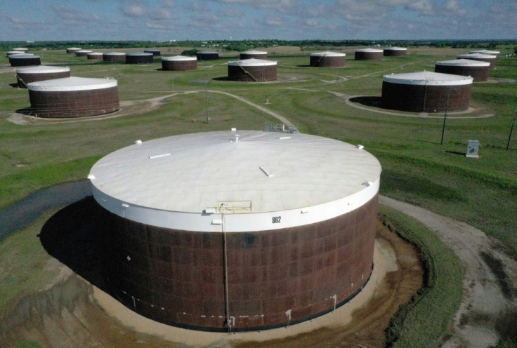 Traders pay very close attention to how much crude is stored in these tanks in Cushing, Oklahoma