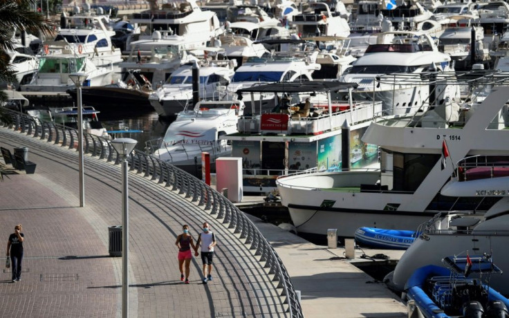 The luxury industry around Dubai Marina has ground to a halt