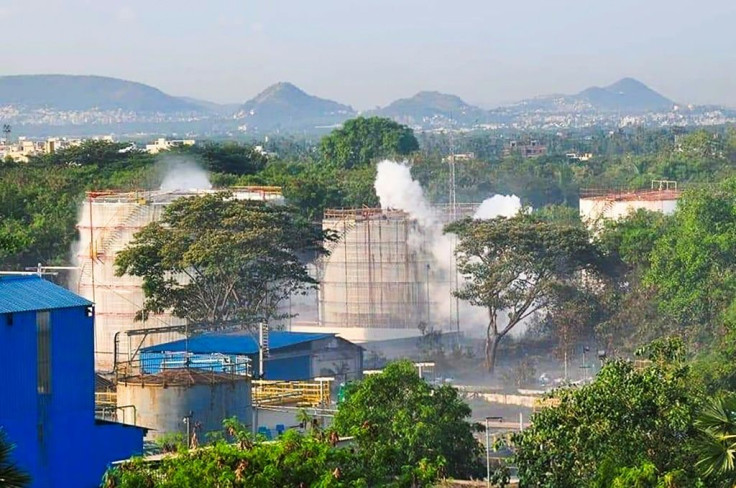 A gas leak at a chemical plant in eastern India left people lying unconcsious in the streets