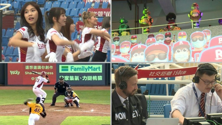 A troupe of robots bang drums while cheerleaders broadcast their dance routines to fans on mobile phones. Welcome to Taiwanese baseball. Foreign fans starved of the sport are tuning in to Taiwan's often-overlooked league as the island basks in the glow of