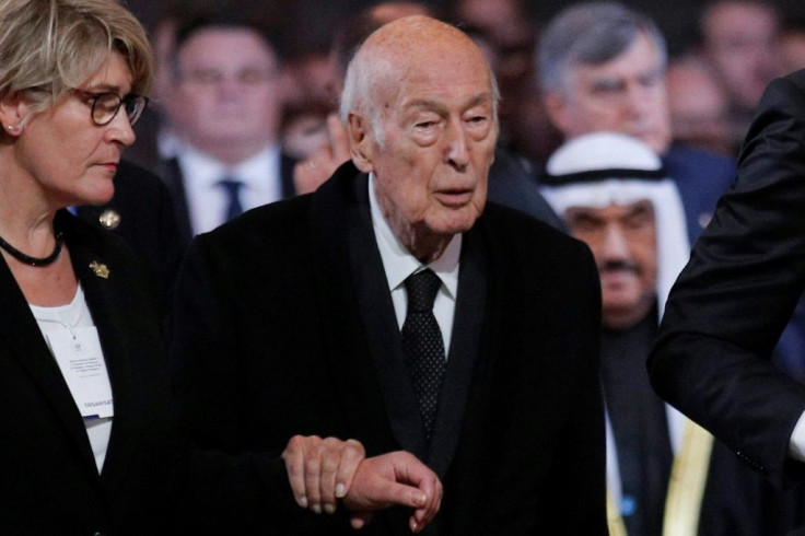 Former French president Valery Giscard d'Estaing, pictured last year, has been accused of sexual assaulting a reporter in 2018