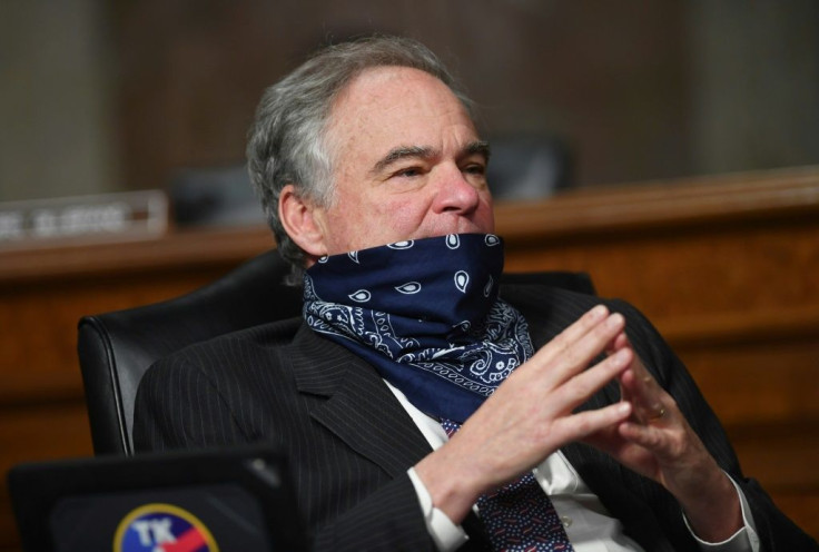 US Senator Tim Kaine, a Democrat, was critical of President Donald Trump's veto of a measure that would have curbed his powers to attack Iran