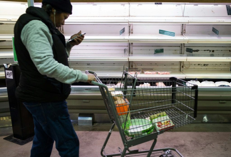 The meat sections of supermarkets have been near empty at times during the pandemic, such as in this store in Maryland on March 16, 2020