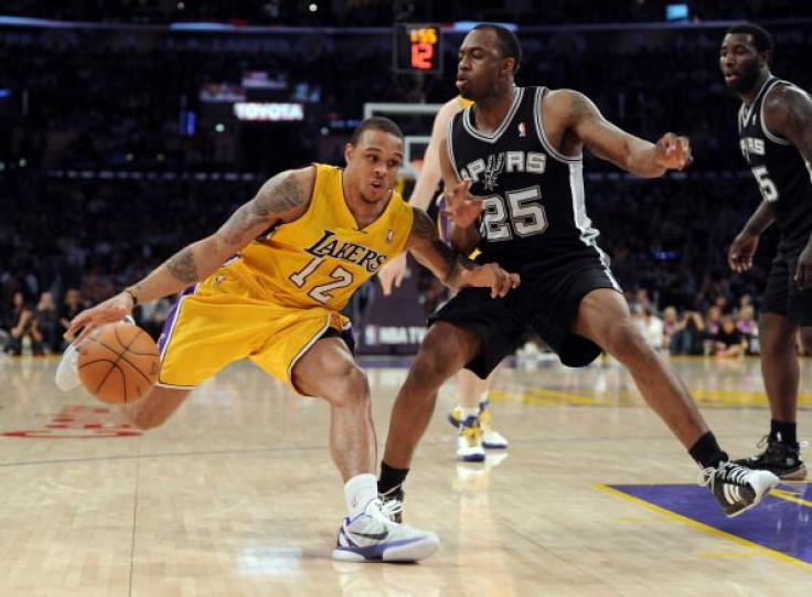 Shannon Brown of the Los Angeles Lakers