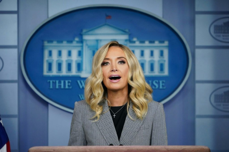 White House press secretary Kayleigh McEnany says there's no risk to the president from COVID-19