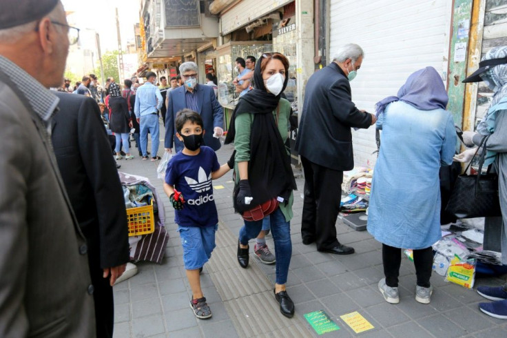 An estimated half of people in Tehran wear face masks, according to one resident