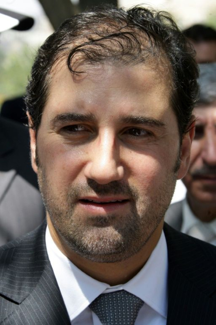 Makhlouf, seen in this 2010 picture, is under both US and EU sanctions and has long been considered a pillar of the Assad regime
