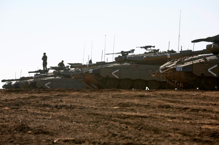 Israeli forces, seen here in the annexed Golan Heights, have launched hundreds of attacks in Syria, often targeting Iran-backed forces