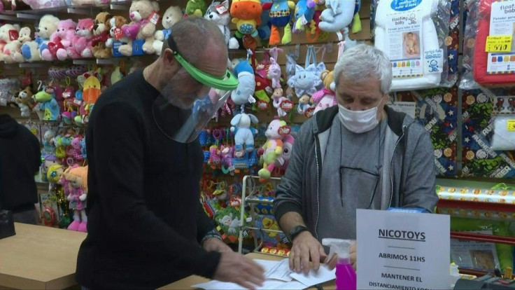 Certain shops in Buenos Aires are beginning to reopen - with limited hours and strict safety guidelines - in an easing of coronavirus restrictions in place in the Argentine capital since March 20.