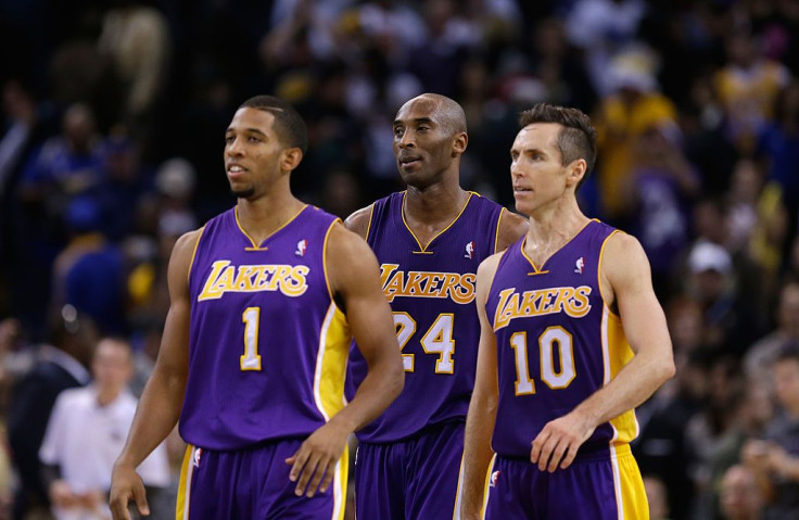 Darius Morris with Kobe Bryant and Steve Nash