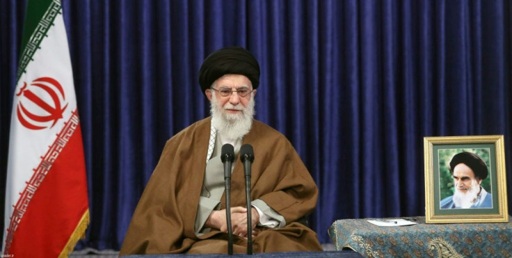 Iran's Supreme Leader Ayatollah Ali Khamenei pictured on on May 10. Netanyahu praised Washington's pressure on Iran, which he accused of "aggressive actions against Americans, Israelis and everyone else in the region"
