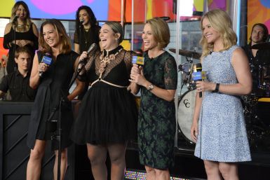 Ginger Zee, Elle King, Amy Robach, and Sara Haines on "Good Morning America"