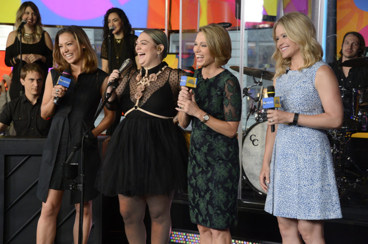 Ginger Zee, Elle King, Amy Robach, and Sara Haines on "Good Morning America"