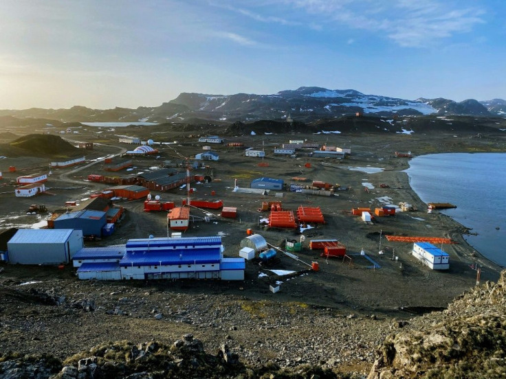 Chile's Eduardo Frei Antarctic station on the Fildes Peninsula, King George island, on May 10, 2020