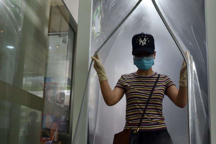 Just a trickle of customers showed up at the huge commercial centres in the Philippine capital