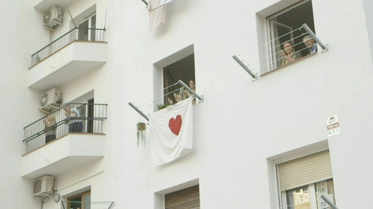 IMAGES As Spainâs COVID-19 crisis eases, Spaniards thank health workers with an extended clapping tribute from their balconies.