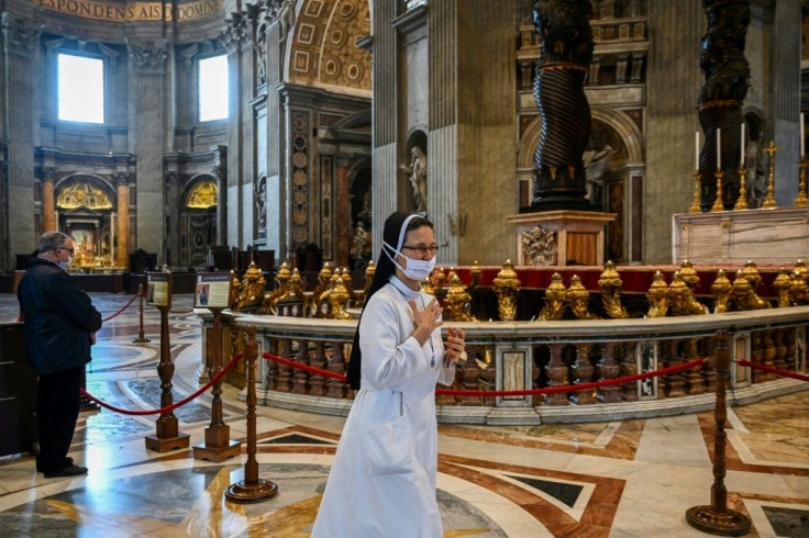 Across Europe, monuments such as St. Peter's Basilica, began to reopen
