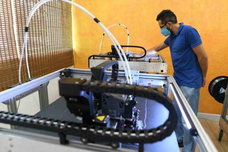 Mehul Shah, the director of Kenya's Ultra Red Techlogies, turned to 3D printing to make face shields for protection