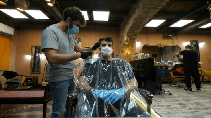 After hairdressers were allowed to reopen, some people in Italy could not wait to rush out and get their grey roots done or just a decent hair cut.