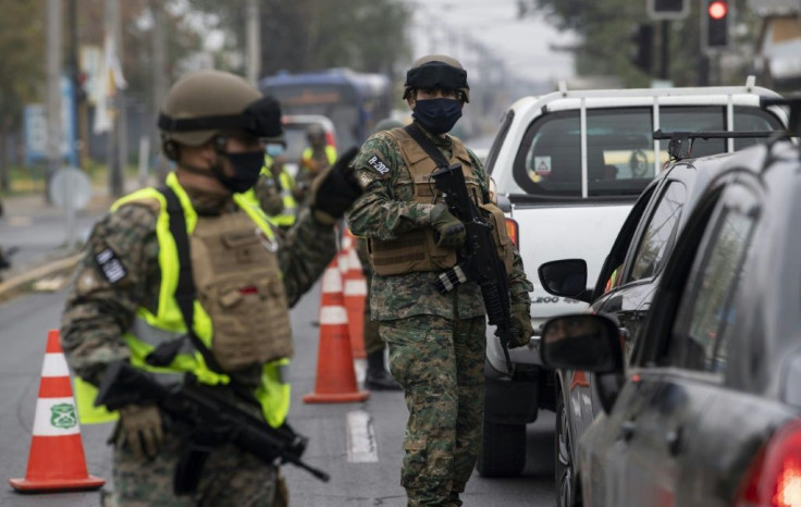 Soldiers were deployed to parts of Santiago one day after rioting erupted over the COVID-19 restrictions and the lack of government aid for the unemployed