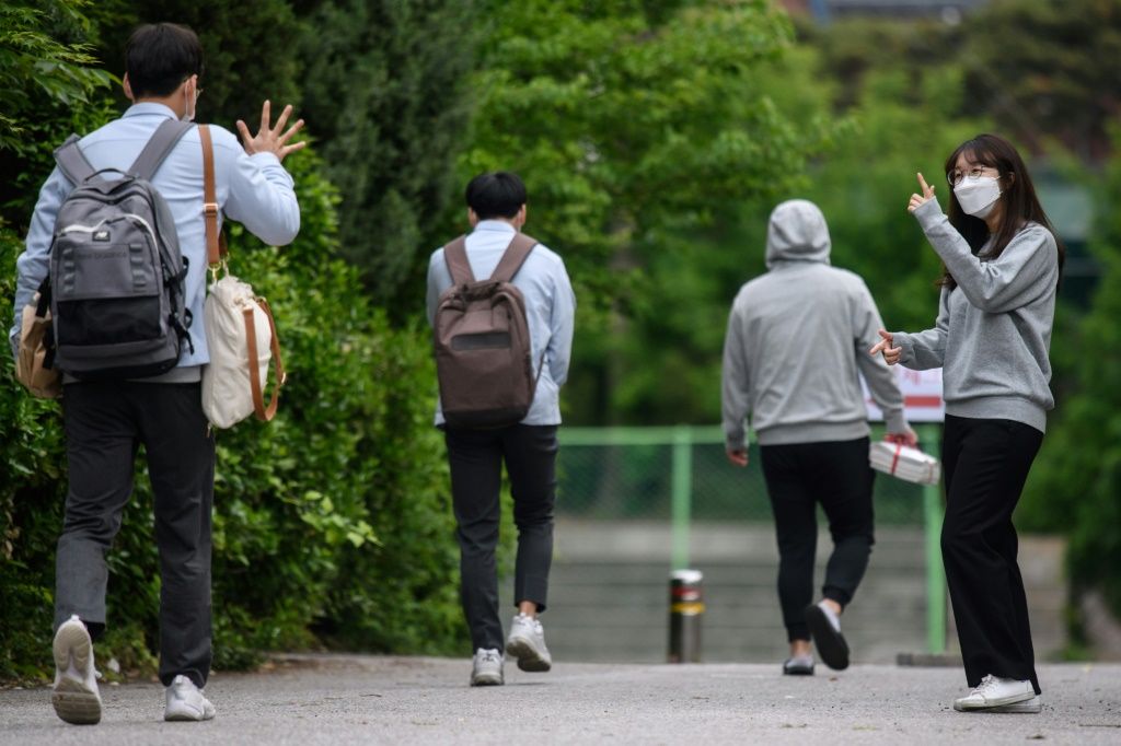 Korea di sekolah. Kyungbock High School.