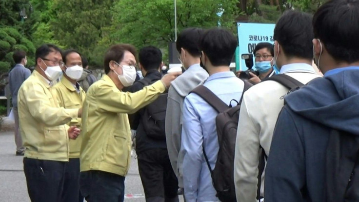 Hundreds of thousands of South Korean students return to school as educational institutions begin reopening after the coronavirus lockdown