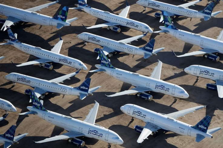 Airlines have parked most of their aircraft during the coronavirus crisis