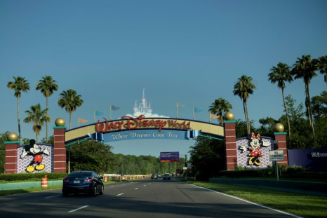 The Walt Disney World theme park in Orlando, Florida (pictured June 2016) has opened its shopping strip as part of Florida's gradual reopening after weeks of coronavirus lockdown