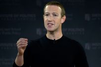 Facebook founder Mark Zuckerberg, seen at an event in Washington DC in 2019, says the social network will be embracing remote work after the pandemic