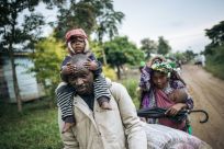 Just a few of the 482,000 people forced to flee clashes between armed groups and the military in DR Congo