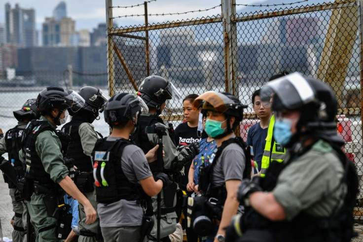 Pro-democracy protesters and police clashed in Hong Kong after a controversial security law proposal by China sparked outrage